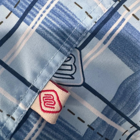 MECCA clothing brand mens size‎  XL blue shirt - Picture 4 of 5